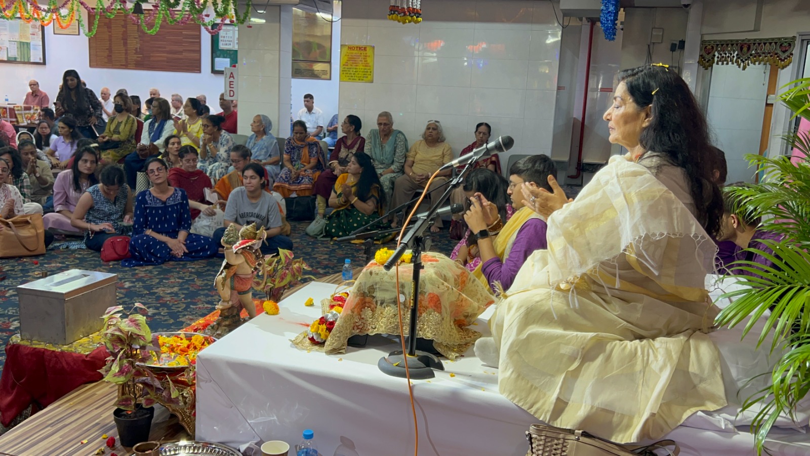 Bhajan Program in Laxminarayan Temple in Singapore in 2023