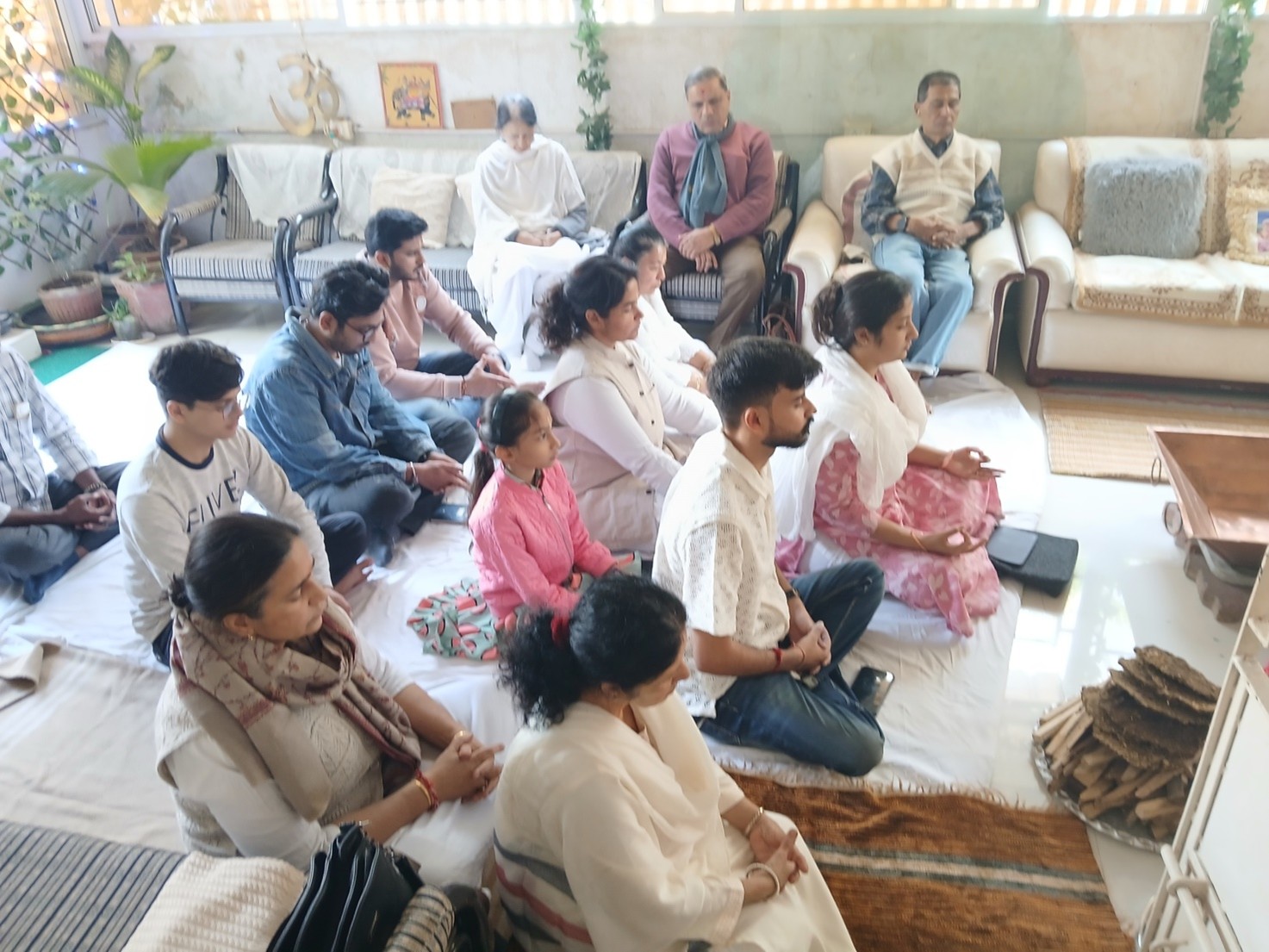 Saamuhik Hawan and Saamuhik Meditation